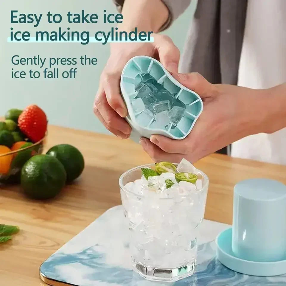 1/2 Pcs Silicone Ice Cube Mold 40 Grid Ice Bucket Summer Homemade DIY Refrigerator Freeze Maker Creative Ice Mold Barware Tools
