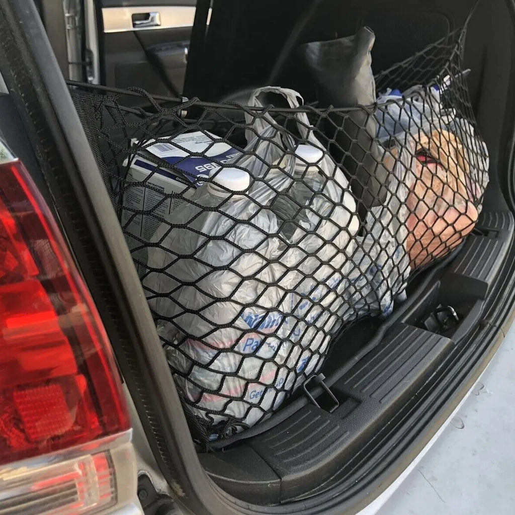 For Honda Pilot 2003-2025 Trunk Cargo Net Car Storage Organizing Mesh Bag Cargo Storage Rack Car Accessories 2004 2008 2014 2022