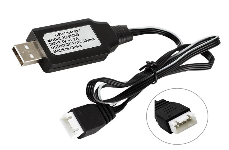 Water Gun 3S 11.1V 1800mAh 25C 401855 lipo Battery+ USB Charger Set for M4/AK Mini Airsoft BB Air Pistol Electric Toys RC Parts