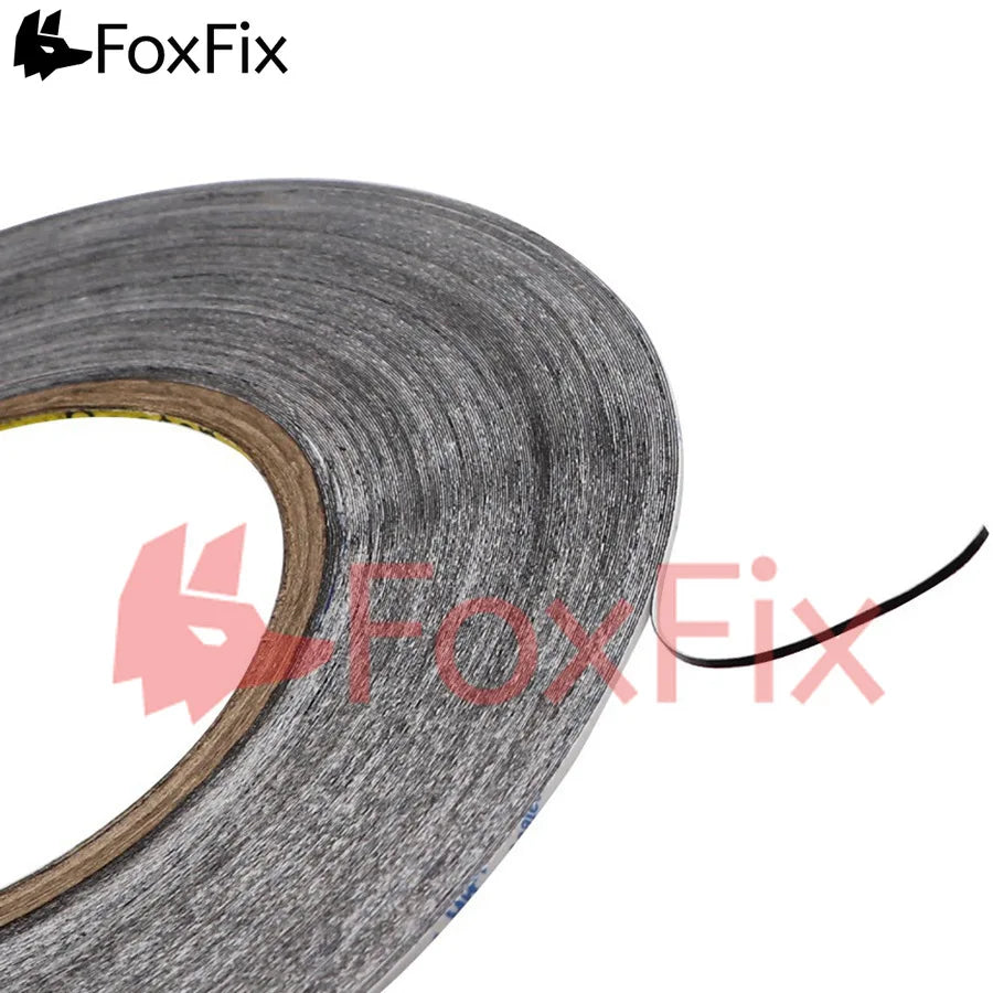 50M Repair Double Side Tape Black Sticker Double Sided Adhesive Tape Fix For Cellphone Mobile Phone Touch Screen LCD 1mm 2mm 5mm