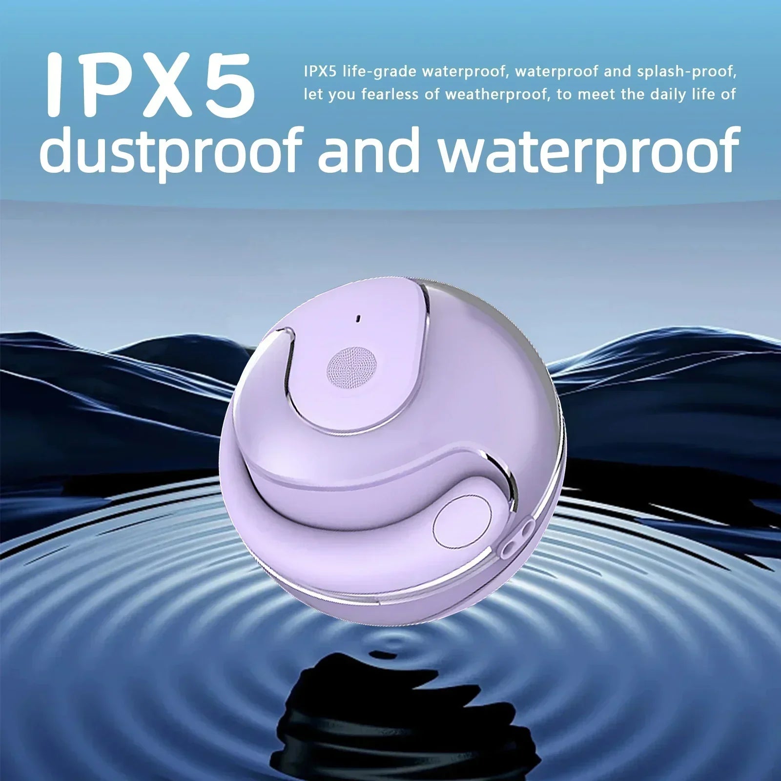 Wireless Headphones Bluetooth Headset with Mics HiFi Stereo Sound Earphones Smart Touch Sports Earbuds for phone