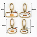 5/10Pcs 20-38mm Metal Hook Buckle for Bag Strap Swivel Lobster Clasp Dog Collar Carabiner Clip KeyChain Fastener Accessories