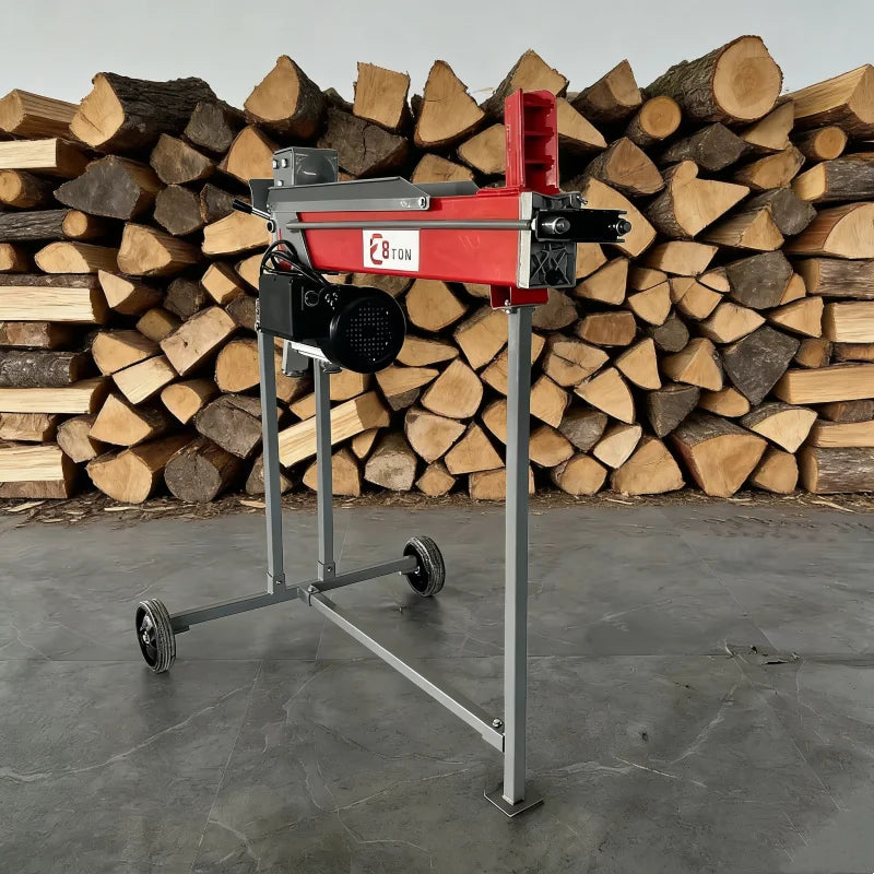 Customized Portable Hydraulic Wood Splitter 8t Power Electric Wood Processor Household Log Splitter Forestry Machinery