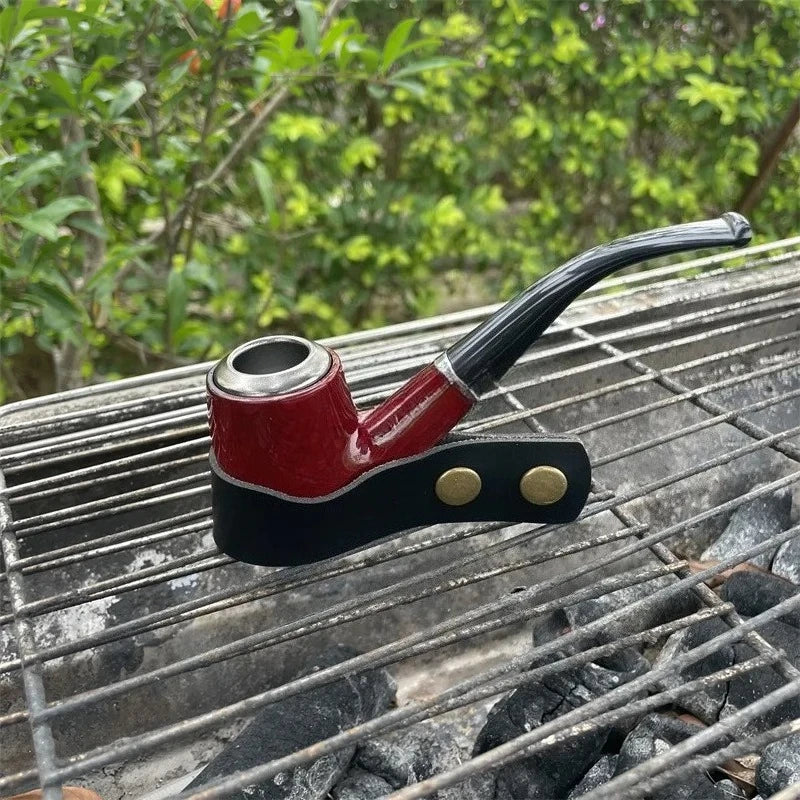 Leather Stand Rack Holder Rest for Tobacco Smoking Pipe for Smoking Pipes Exclusive Designed for Pipe Smokers cigar holder Gifts