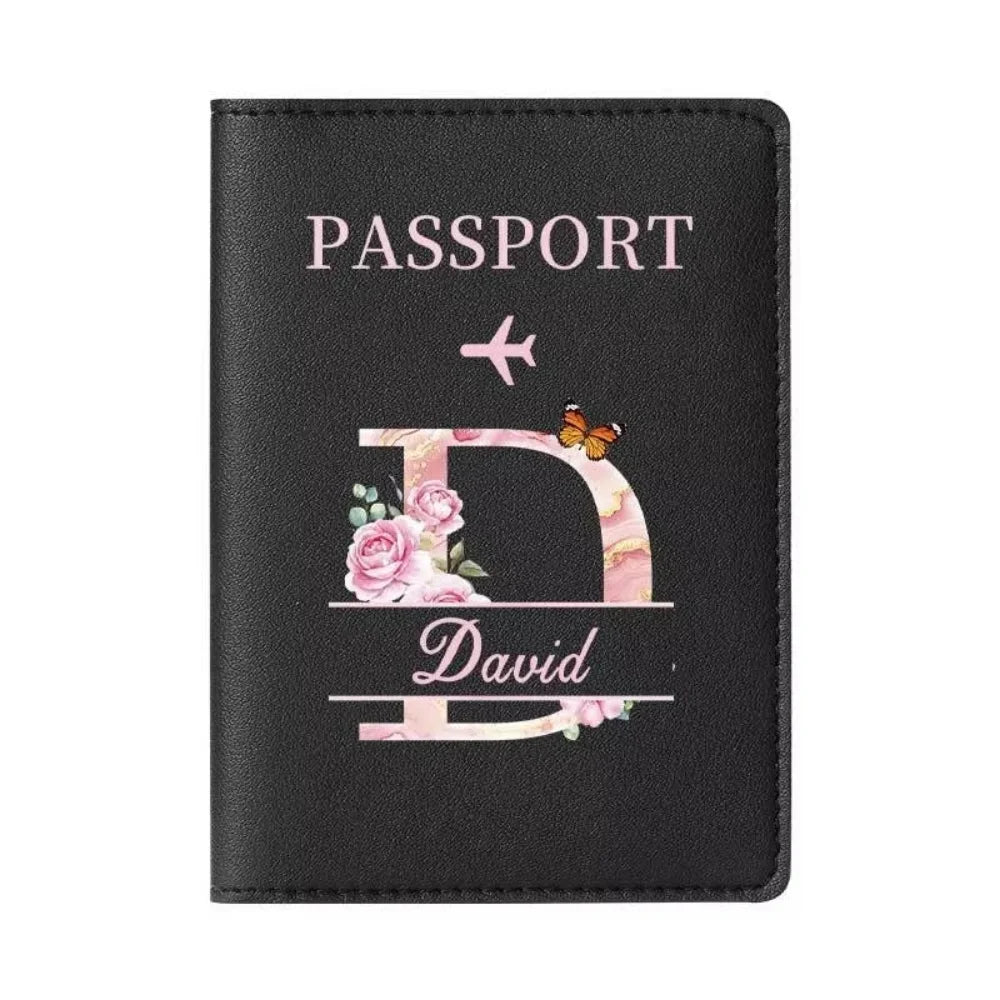 Personalized Passport Holder with custom Cute Cartoon Shiba Print, Multifunctional Ticket & Travel Document Organizer