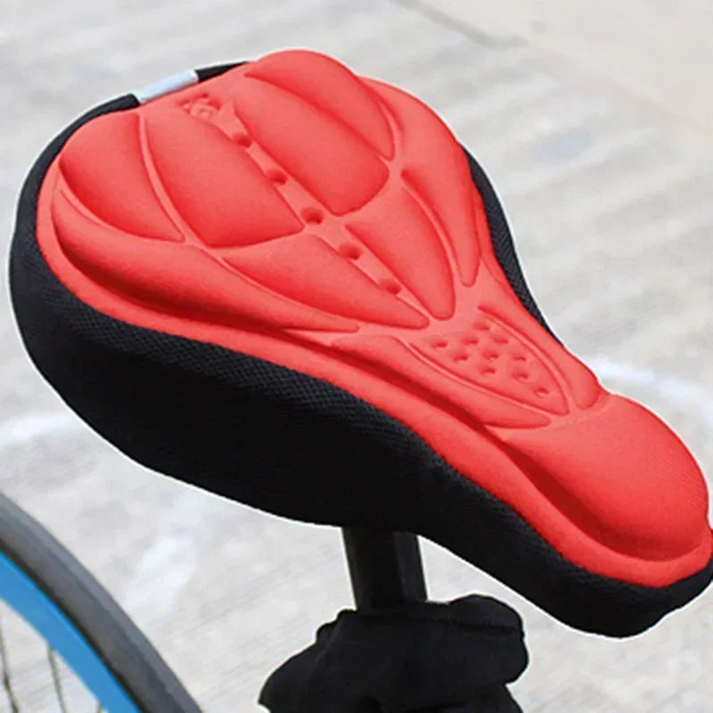 3D Bicycle Saddle Soft Cover Comfort Breathable Sponge Foam Seat Cushion Cycling Seat Pad Outdoor Mountain Bike Accessories