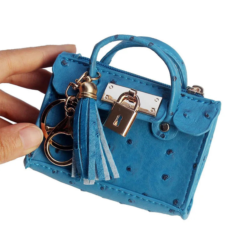 Multifunction Leather Key Bag Wallet Clutch Zipper Coin Purse Wallet Bluetooth Earphone Bag Credit Card Case Mini Storage Pouch