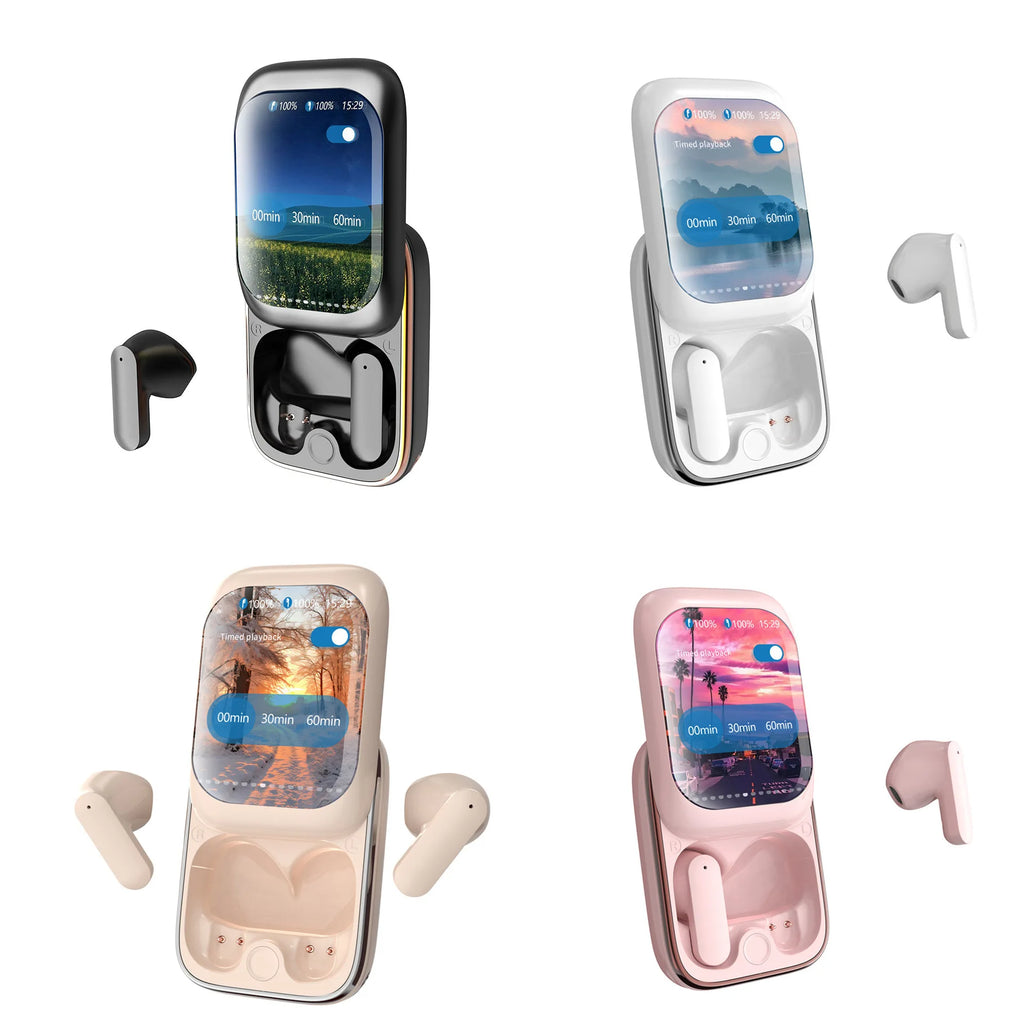 Hot Sales Touch Screen Earbuds Smart Earbuds Waterproof Wireless Earbuds Advanced Noise Cordless Earbuds Touchscreen Ear Buds