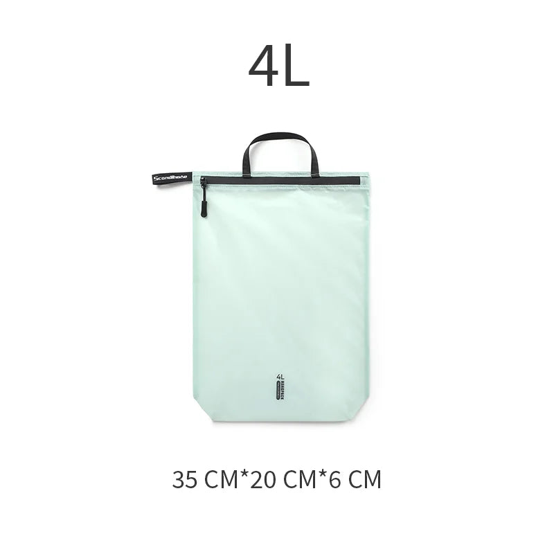 Waterproof Travel Handbag Storage Pouch Lightweight Clothes Organizer Zip Bag for Toiletries Socks Underwear Luggage