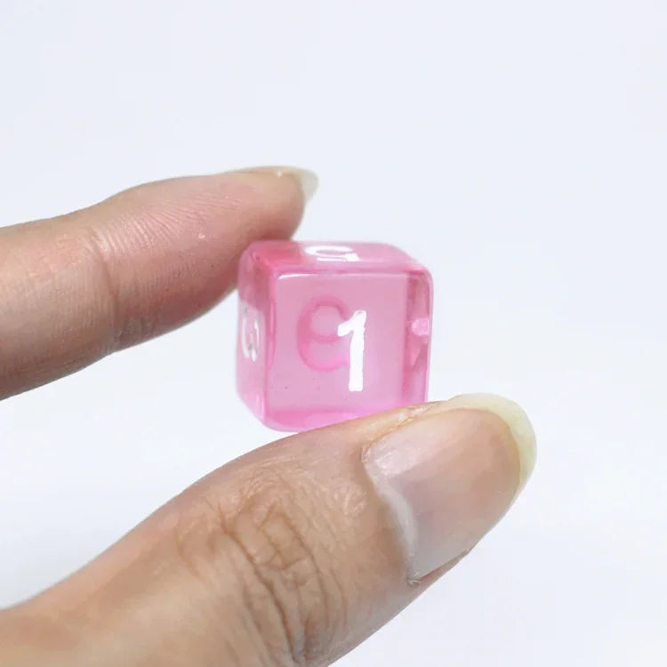 10 Pcs/set Digital Dice Funny Puzzle Game Accessory 16 Mm