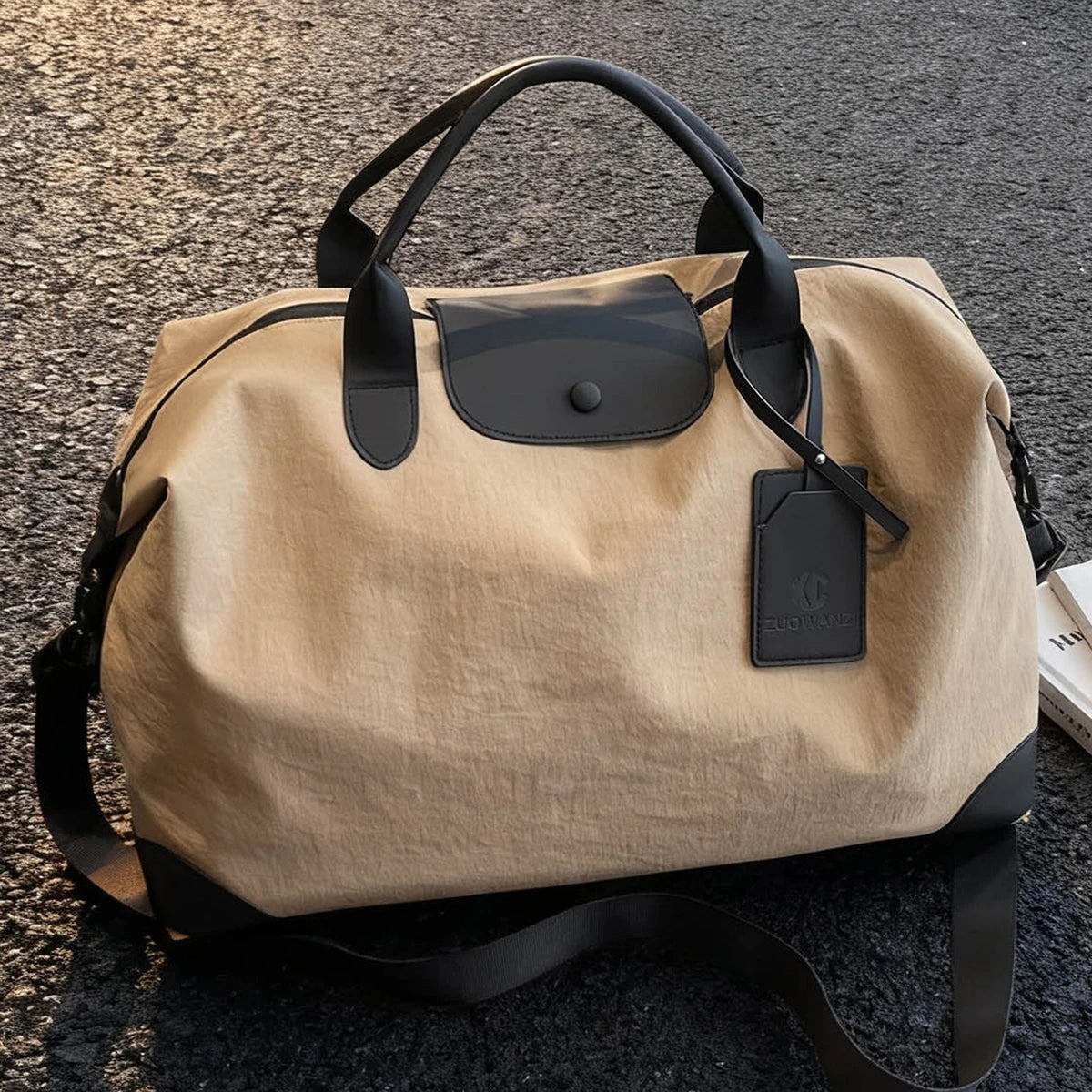 Short-Distance Travel Bag, Women's Sports and Fitness Bag, Business Trip Travel Crossbody Lightweight Luggage Bag, Large-Capacity Swimming Tote Bag