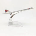 1:400 Scale 16cm Concorde British Airways Model Airliner Alloy Diecast Aviation Plane Model Toys Collection Home Decor Miniature