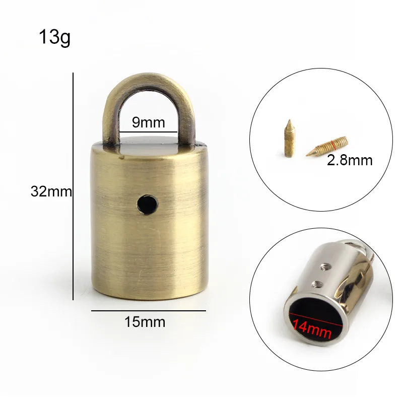 10/30/100PCS Metal Bag Straps Clasps Tassel Fringe Cap Buckle For Lether Rope Cord Lock Connector Hanger Shoulder Accessories