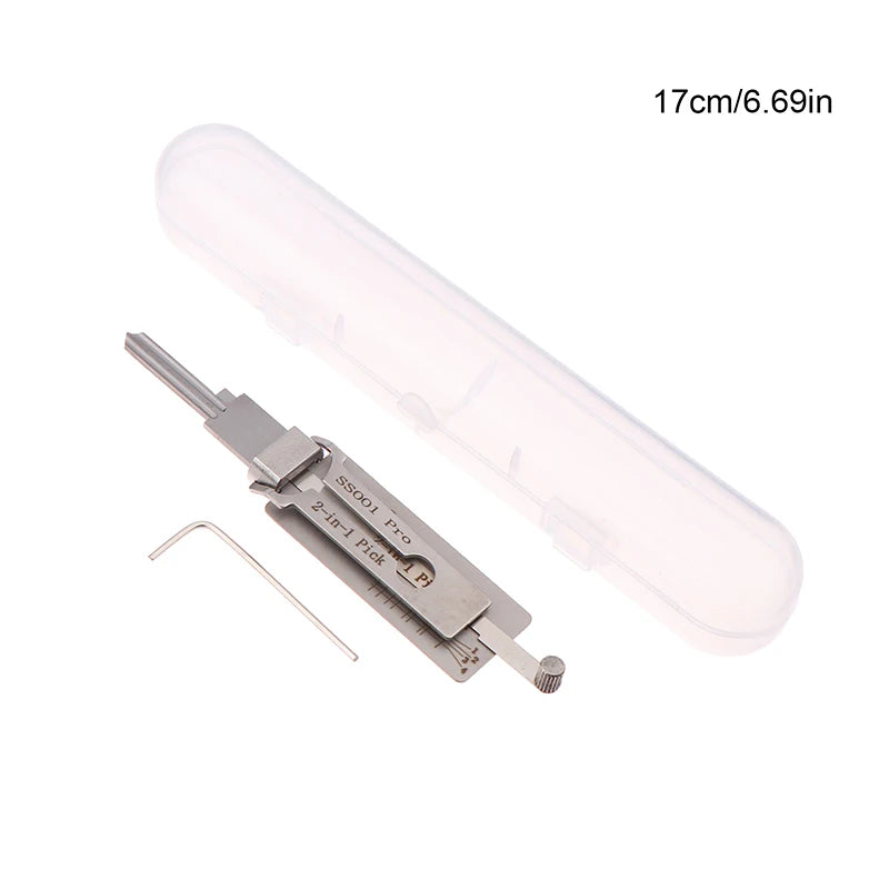 SS002 SS001 Key Decoder Stainless Steel Precision Tool O-ring Pickup Kit Hook Tool Pickup Hand Tool Maintenance Repair Kit