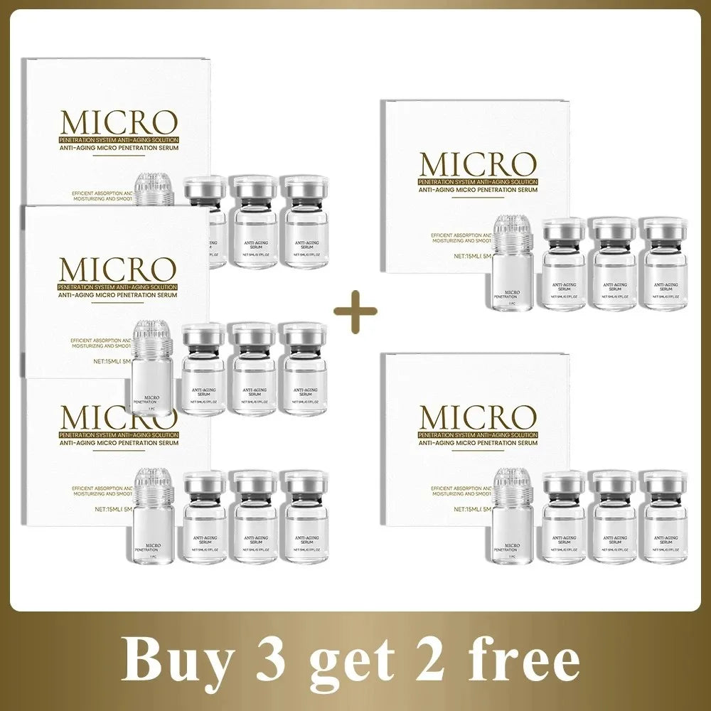 Daily Facial Care Kit 0.3mm Micro Needle Collagen Protein Ampoule Collection