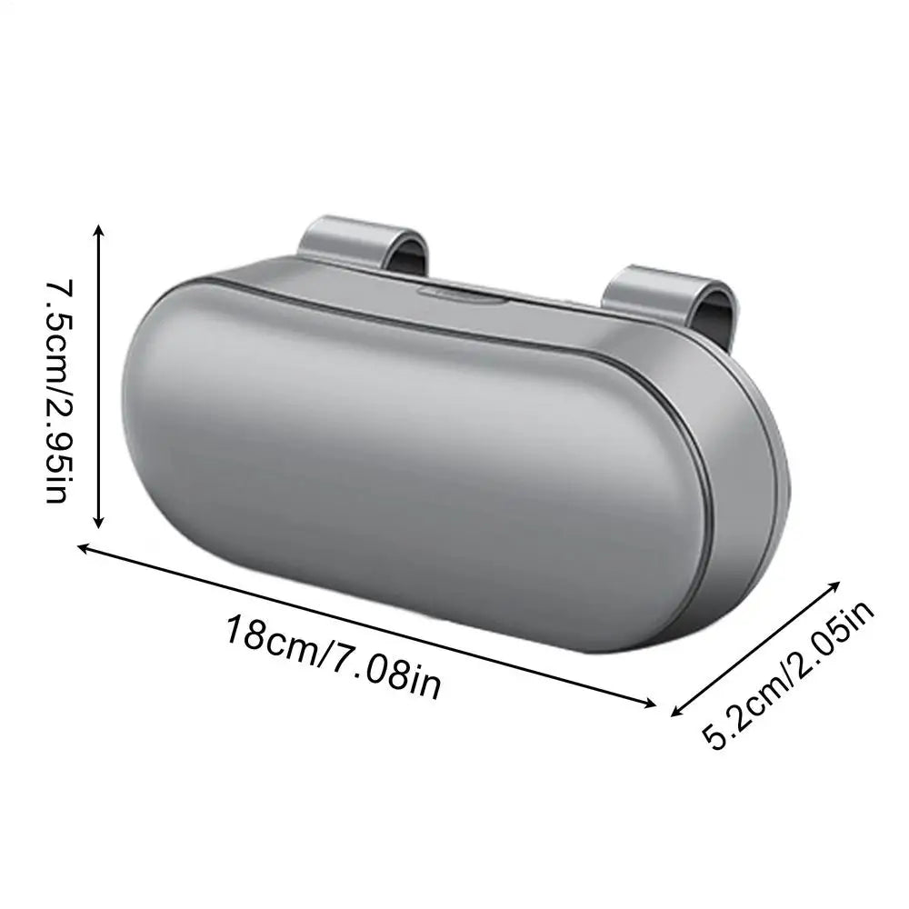 Universal Car Visor Clip Sunglass Holder Anti-Scratch Auto Organizer for Driving, Vehicle Glasses Storage Accessory