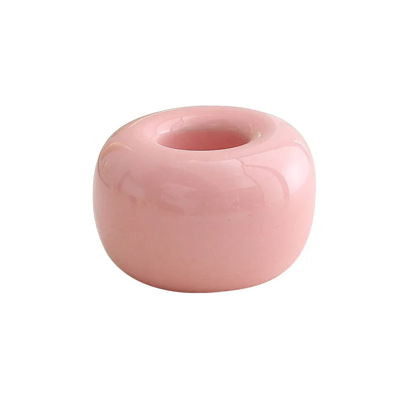 1 Pc Mini Ceramic Handmade Toothbrush Holder Stand for Bathroom Vanity Countertops,Toothbrush Head Holder and Office Pen Holder