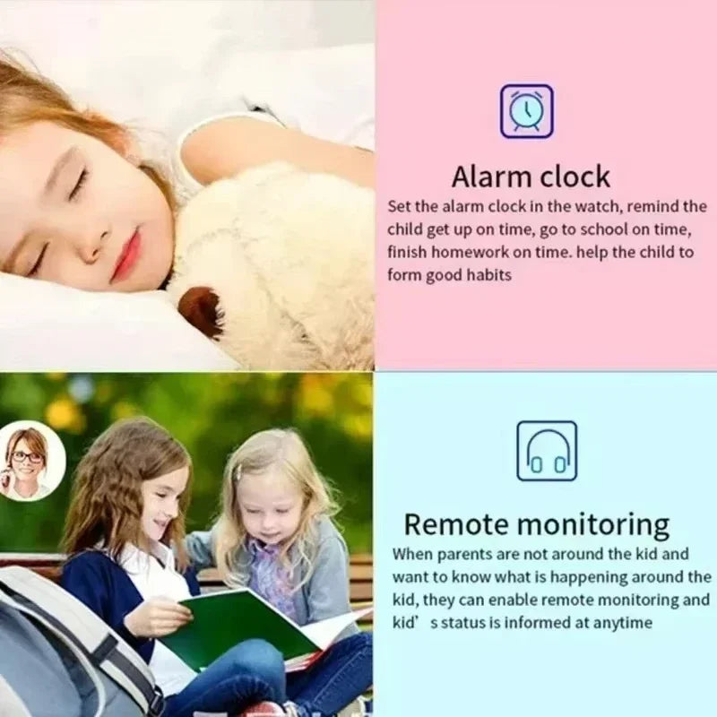 Lenovo electroni Children Camera Smart Watch 5G GPS Location Sim Card Call SOS Waterproof reloj inteligente niños Boy Girl Gift