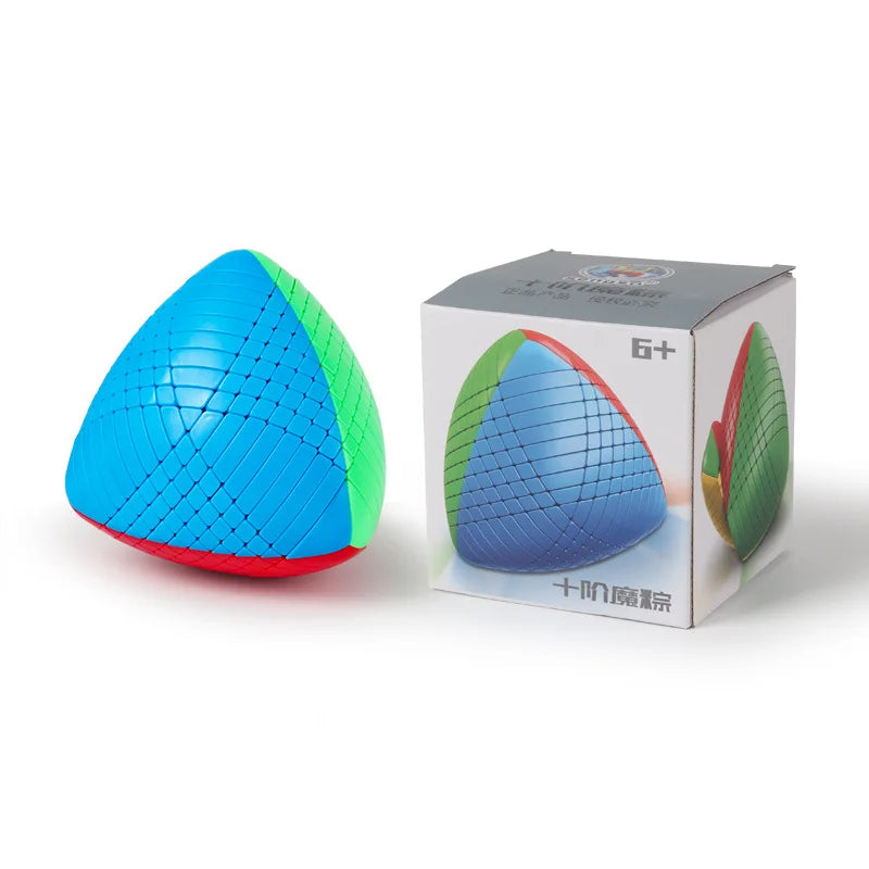 SengSo 10x10 Zongzi Cube 9x9 8x8 Pyramid Cube 234567 Irregular High-difficulty Educational Toy