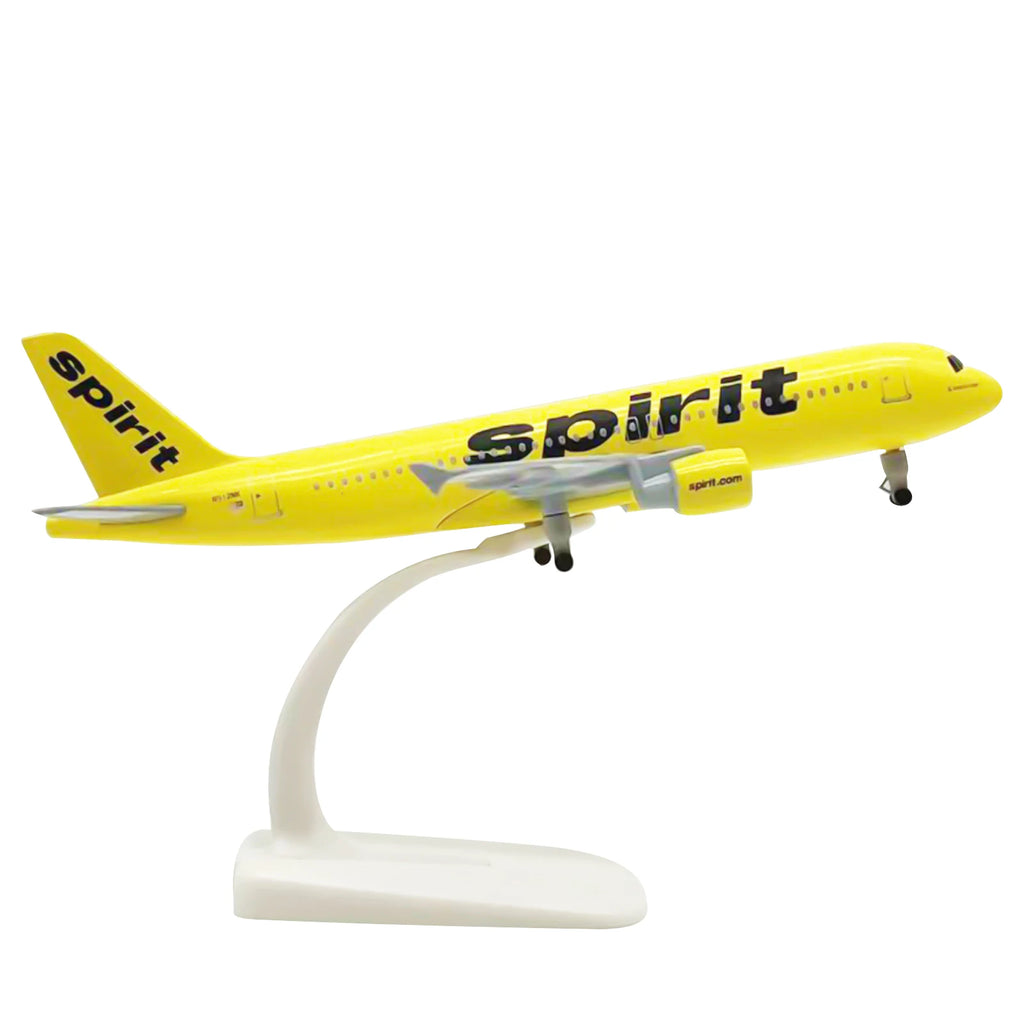 1:300 Scale 20cm American Spirit A320 Model Plane Alloy Diecast Airplane Model Aircraft Kits for Collection