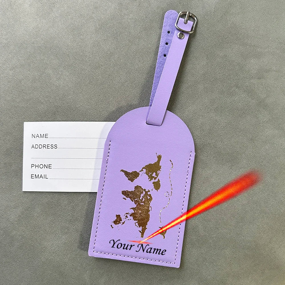 Cute Personalised Passport Cover Women with Names Engraved Passport Holder for Couples