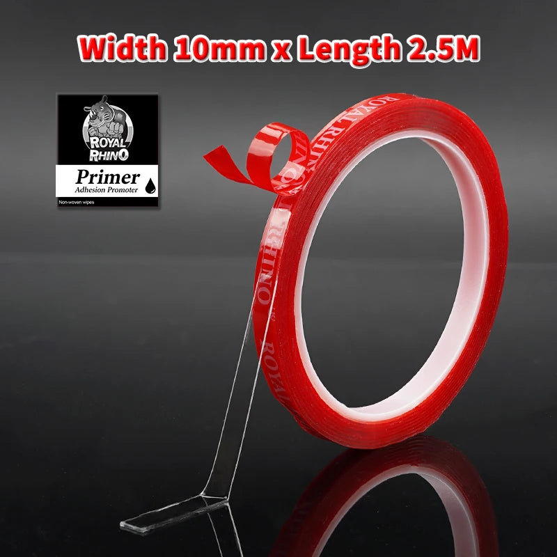 Strong Car Special Clear Double Sided Tape Heavy Duty Acrylic Foam Adhesive Sticker for Auto Rear Spoiler Household Accessories