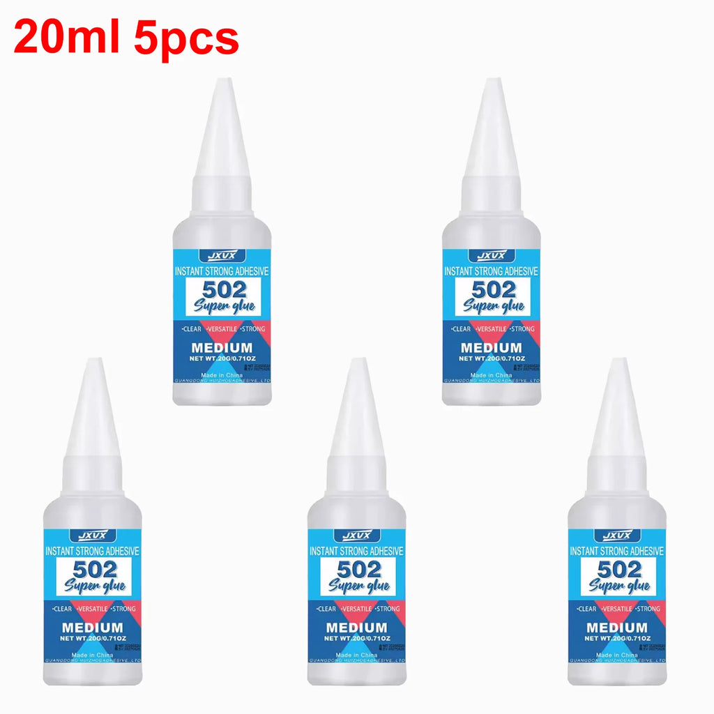 5PCS 502 Super Adhesive Multi Functional Adhesive, Used for Metal, Plastic, Daily Maintenance, DIY, and Small-Scale Process Repa