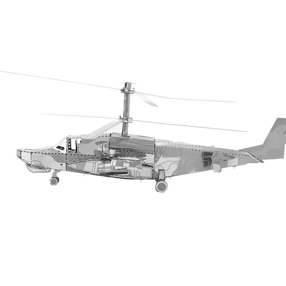 DIY 3D Metal Aircraft Model Kit Alloy Military Airplane Puzzle Educational Assembly Toy for Hobbyists & Collectors