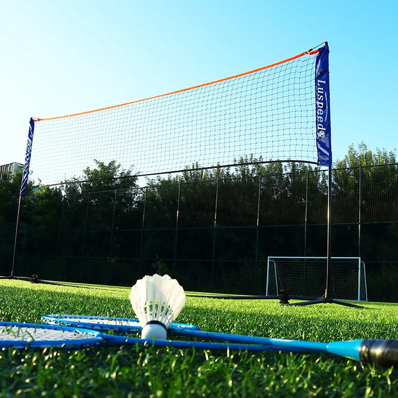Portable Folding Standard Professional Badminton Net Indoor Outdoor Sports Volleyball Tennis Training Square Nets Mesh