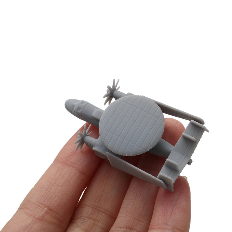 10PCS 1/2000 700 400 350 Scale Carrier-borne Early Warning Aircraft Hawkeye E-2C Model Reconnaissance Plane DIY Military Toys