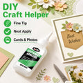 Fine Tip Stationery Paper Adhesive Clean Application Glue For Journal Card Photo Album Office School DIY Craft 30ML