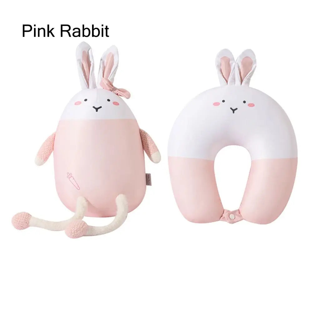 Cute Healthcare Cervical Changable Multifunctional Penguin Whale U Shaped Travel Pillow Fluffy Pillows Protection Neck