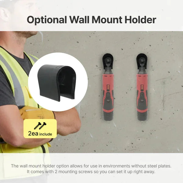 Magnetic Tool Storage Rack M12 IR 2456-20 2457-20 Cordless Wrench, Workshop Wall-Mounted Storage Rack Compatible with Milwaukee