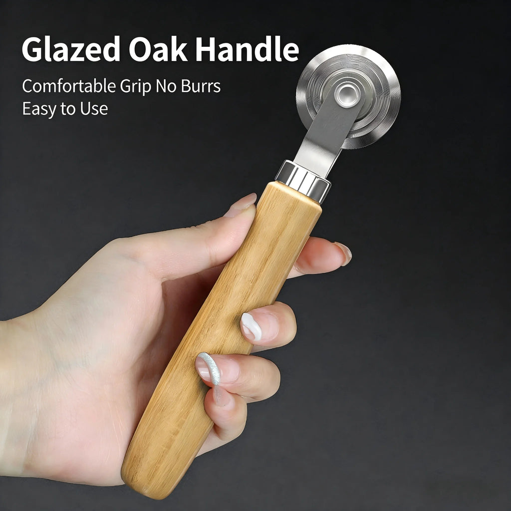 Hand Held Paper Creasing Wheel, Manual Scoring Tool for Corrugated Cardboard/Paper Craft/Copper Sheet DIY