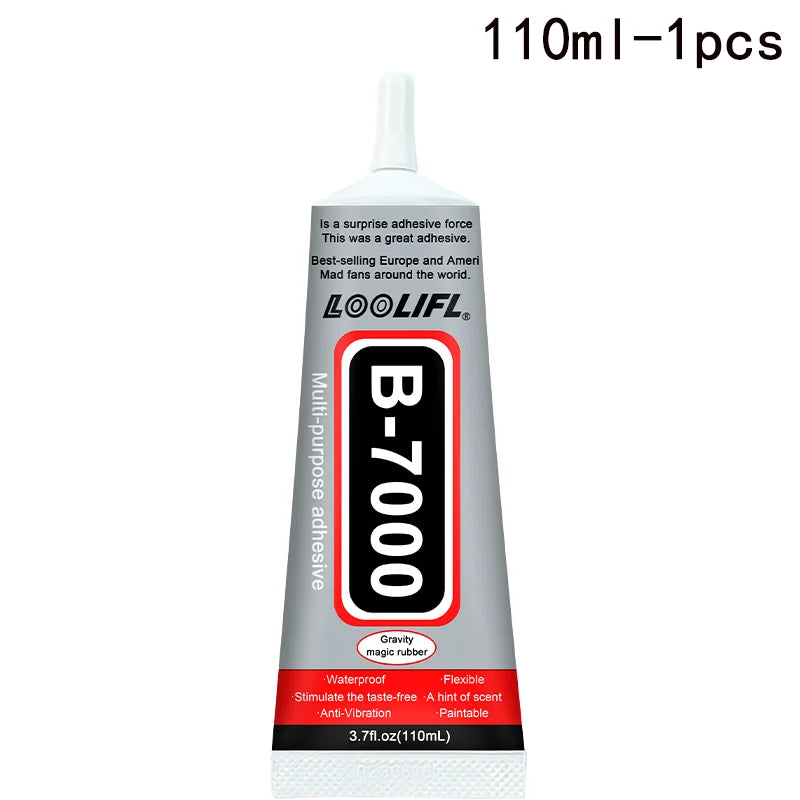 B7000 15,25,50,110ml Rhinestone Glue, Rhinestone Craft Glue, Jewelry Glue, Jewelry Processing Glue, Has Flexibility after Drying