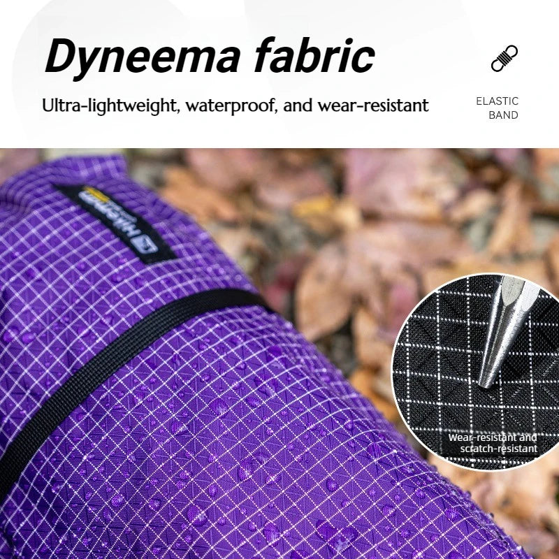 Ultralight 12L Waterproof Dyneema Expansion Pouch Multifunctional Top Lid External Storage Bag for Hiking Mountaineering Camping