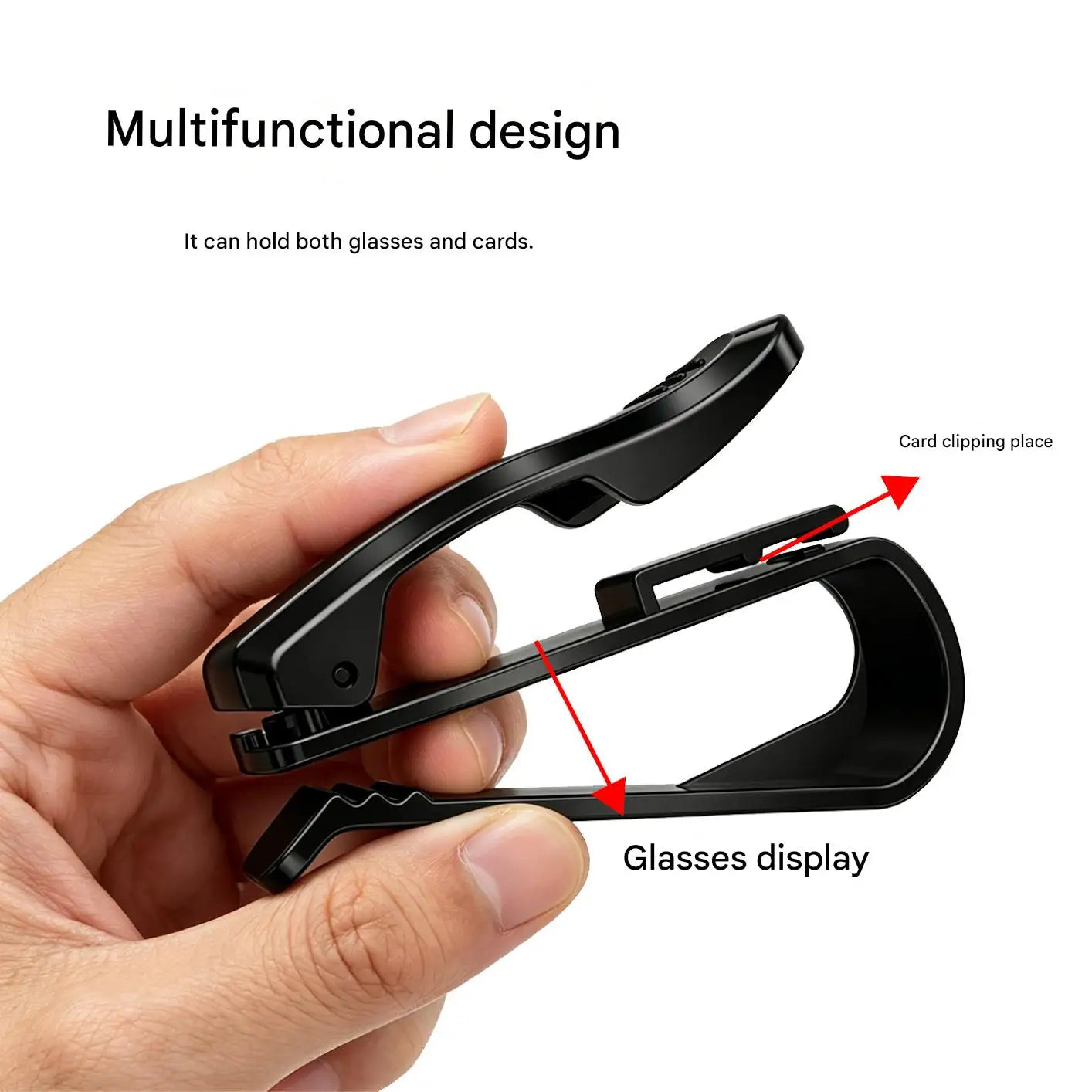 Universal Car Auto Sun Visor Glasses Box Sunglasses Clip Card Ticket Holder Fastener Pen Case Eyeglasses Clips Accessories