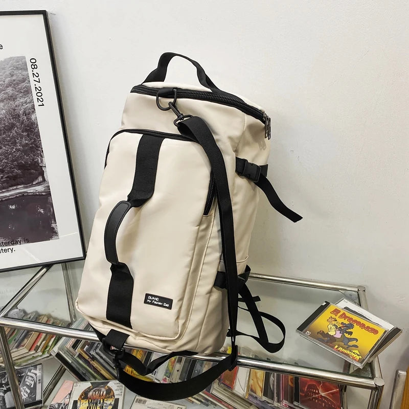 New Fashion Unisex's Travel Bag High Quality Handbag Large Capacity Luggage Bag Waterproof Backpacks Simple Style Handbag