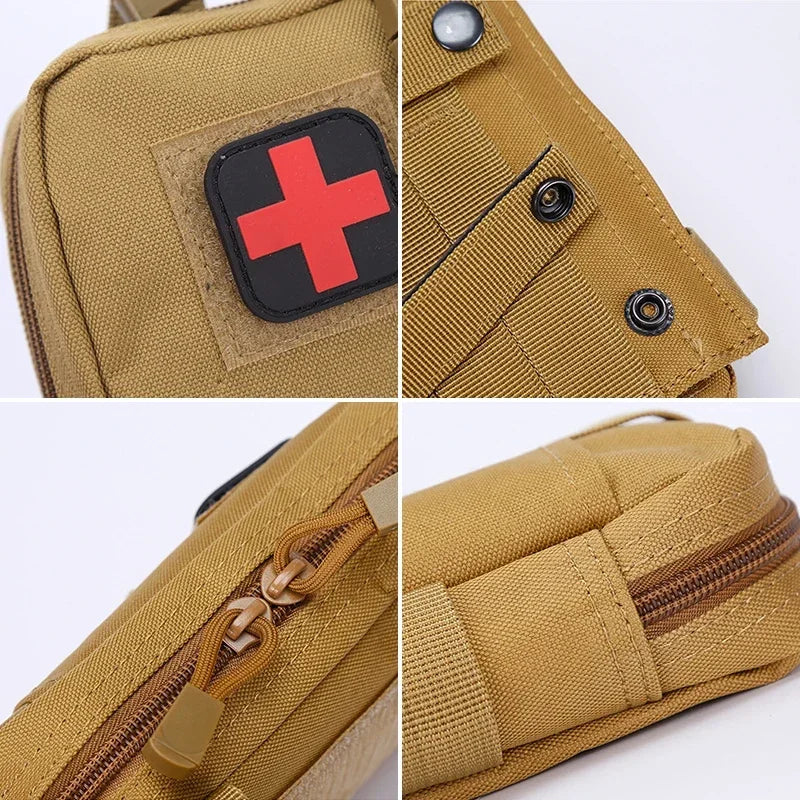 Tactical EMT Pouch Molle Medical Pouches IFAK Tear-Away First Aid Kit Emergency Survival Bag for Outdoor Camping Travel