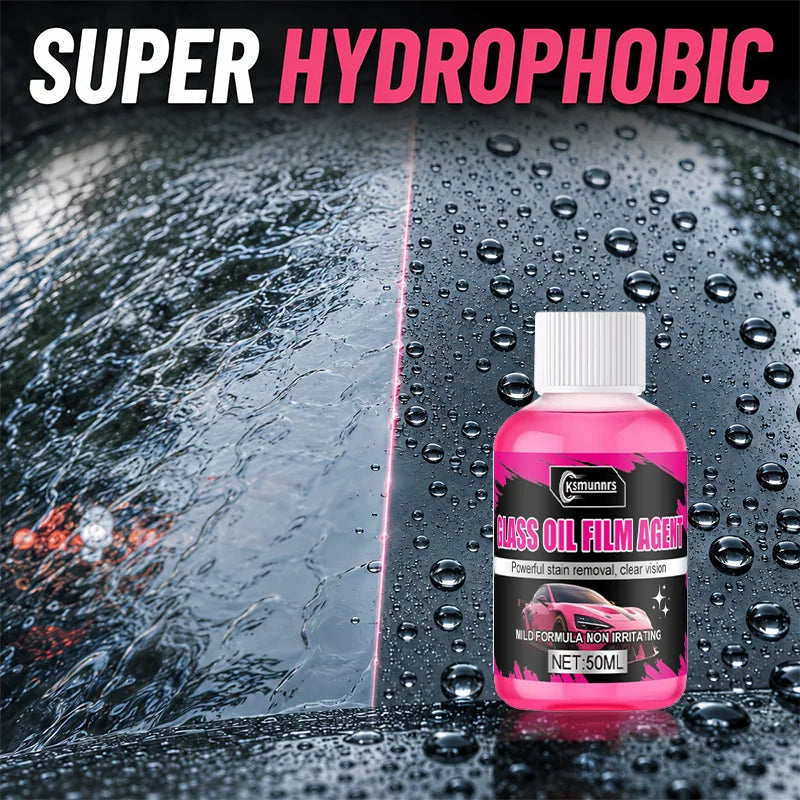 Concentrated Car Windscreen Washer Fluid with Water-Repellent Coating; Specially Formulated for Effective Rain Protection, Ensur