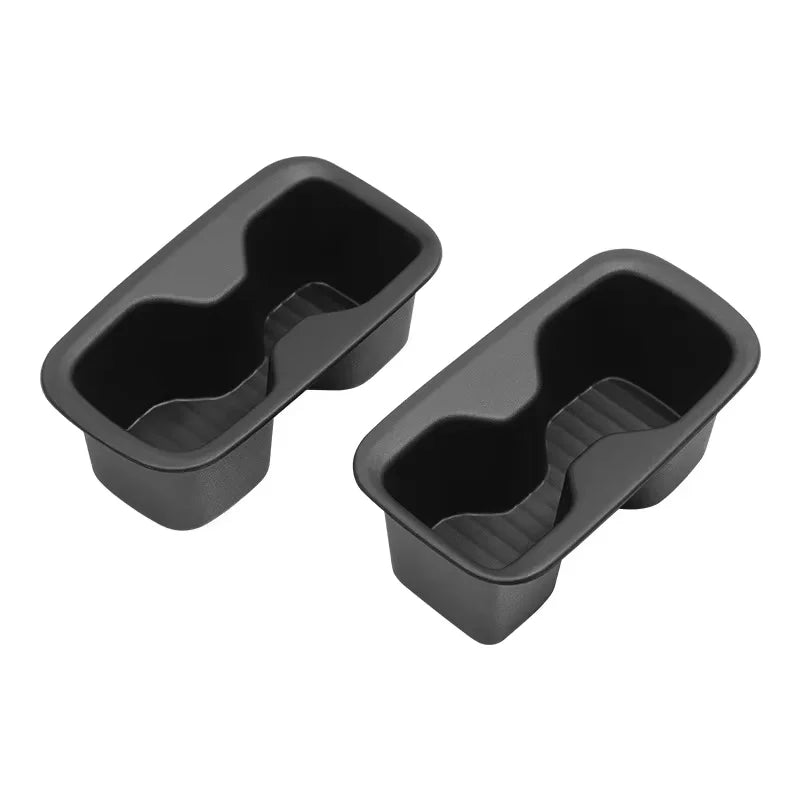 For Hyundai Santa Fe 2024 2025 6/7 Seats Car Water Cup Holder The Second Row Drinks Cup Holder Storage Box Accessories 2pcs