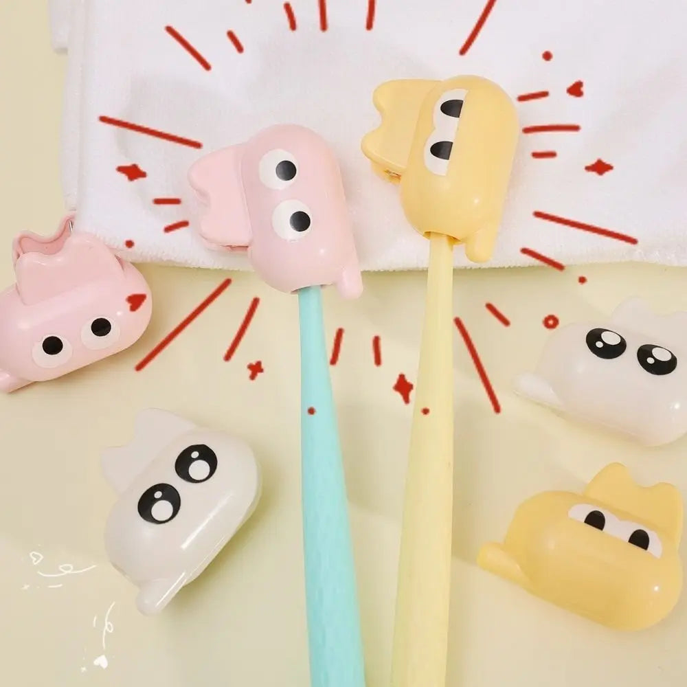 Plastic Toothbrush Head Protective Cover Portable Brush Protect Toothbrush Dust Cap Cover Cat Shape Toothbrush Case Cap