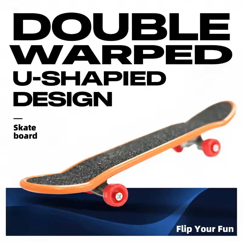1-5Pcs Finger Skate Board Mini Collectible Creative Desktop Fingertip FingerBoard Toys For Kids Birthday Gifts Finger Skater