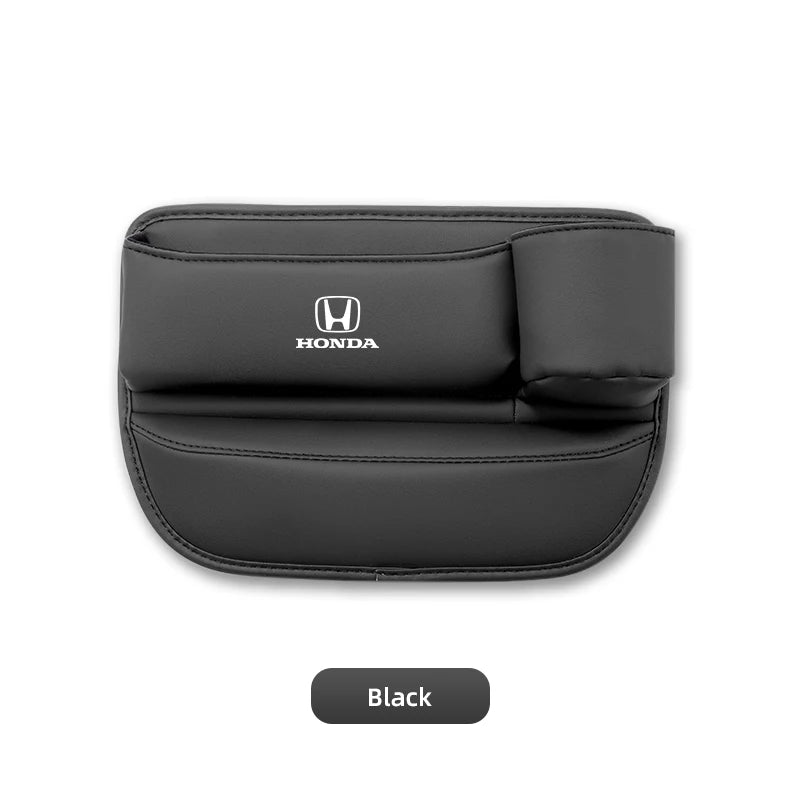 Multifunction Leather Storage Box Car Seat Gap Organizer Cup Holder For Honda Civic Fit Accord City Vezel CR-V S660 Odyssey HR-V