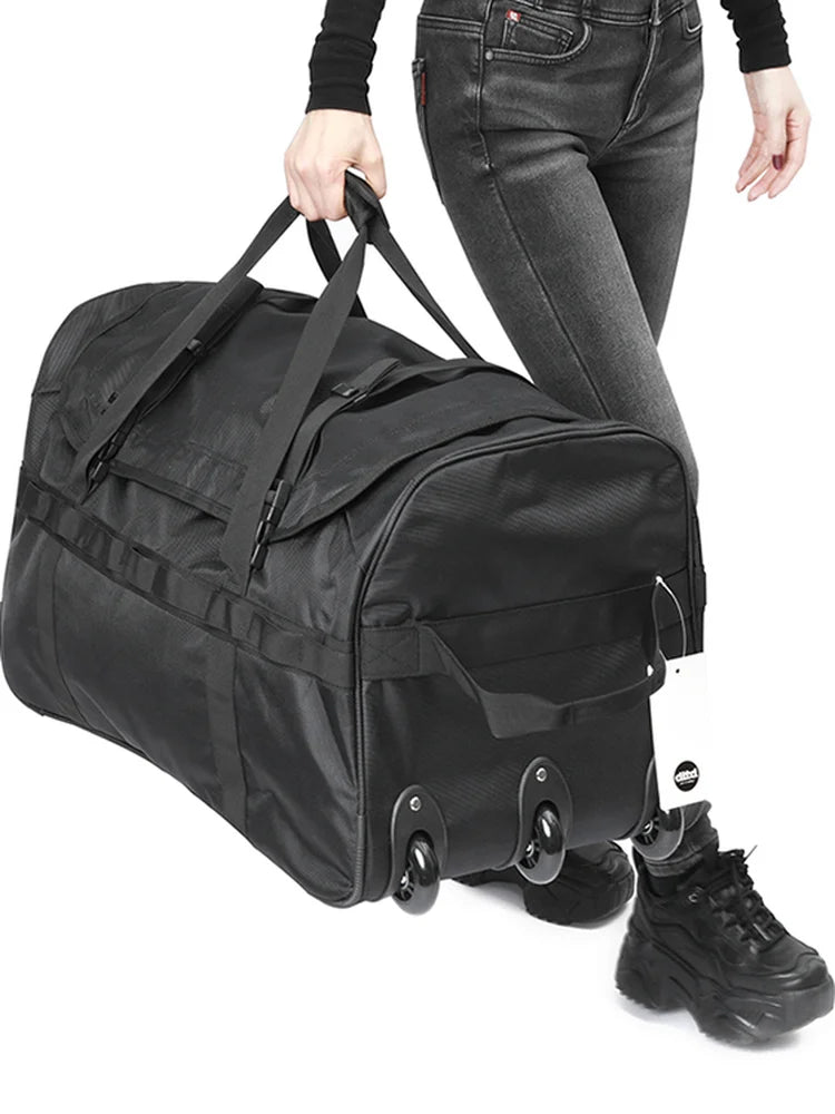 Outdoor Foldable Camping Travel Bag Moving Storage Bag Large Space Tugboat Bag Convenient for Self-Driving Tour And Relocation