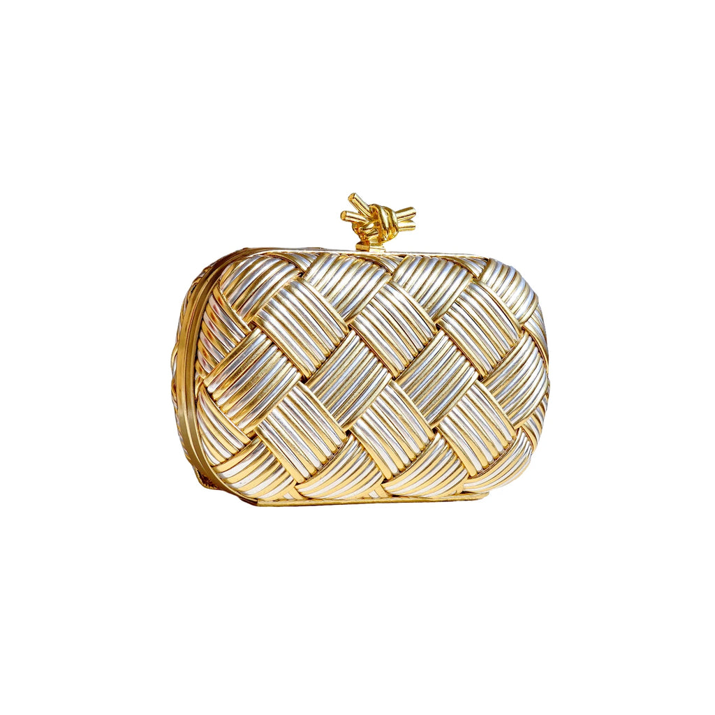 Purses and Handbag Luxury Designer Brand Handwoven Shoulder Bag Women's Bag Wedding Silver Evening Clutch Bag Purse Bag Gold Bag