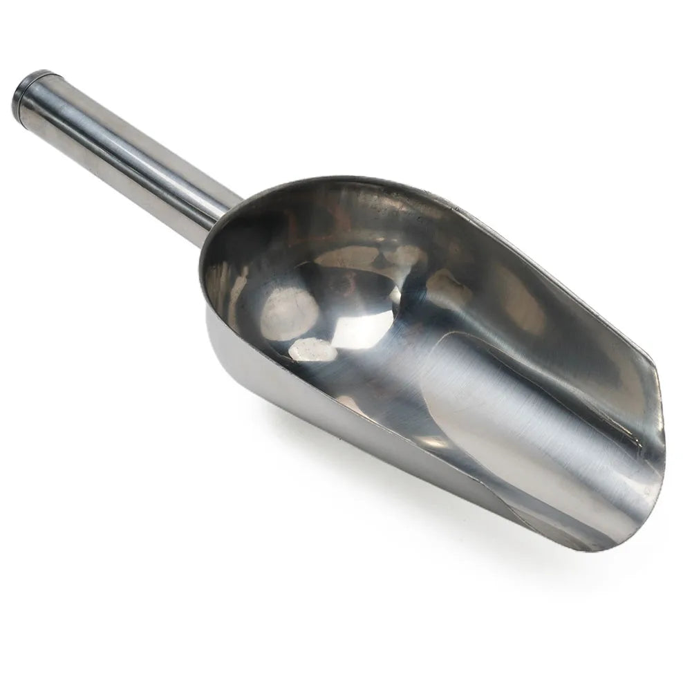 8/9/10/11inch Stainless Steel Ice Scoop Party Bar Buffet Kitchen Sugar Flour Dry Goods Shovel Ice Cube Spoon Kitchen Accessories