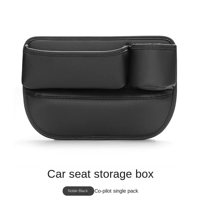 For Chevrolet Equinox GMT172 Camaro Spark 2010~2017 Car Interior Seat Gap Storage Box With Cup Holder Organizer Case Accessories