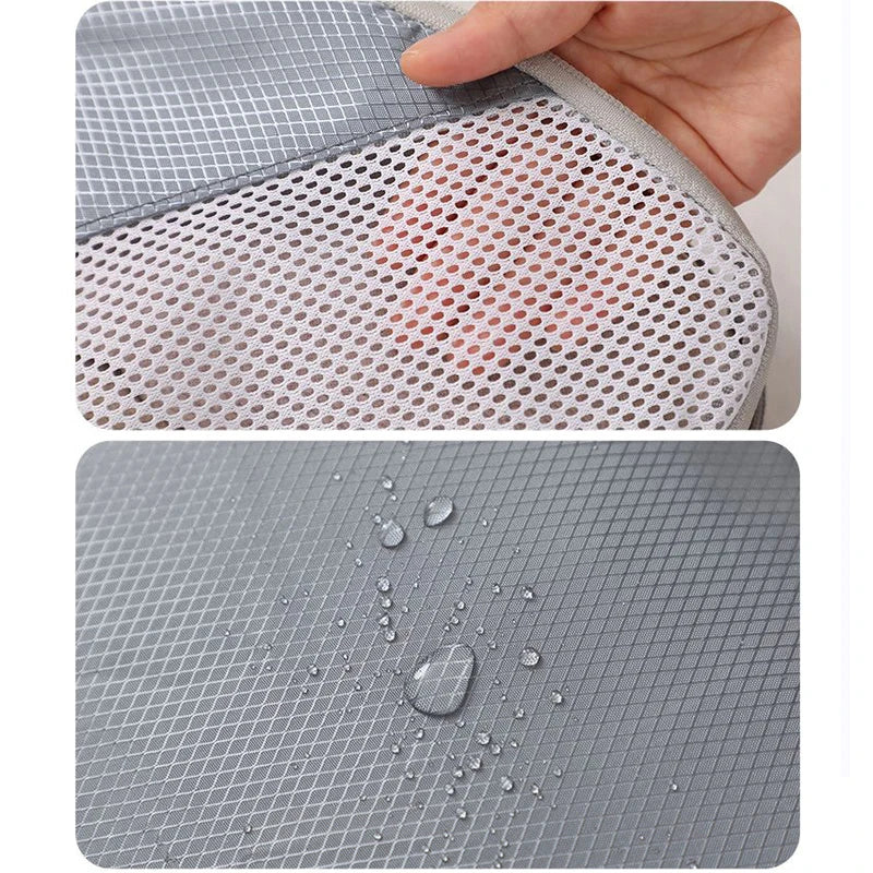 Compression Travel Cubes 3pcs High Quality Organizer Pouch Bag Waterproof Plane Suitcase Packing Cubes Clothing Mesh Bags Set
