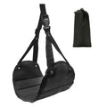 Foot Hammock For Airplane Travel Portable Sponge Foot Rest With Adjustable Straps Memory Foam Airplane Foot Hammock For Travel